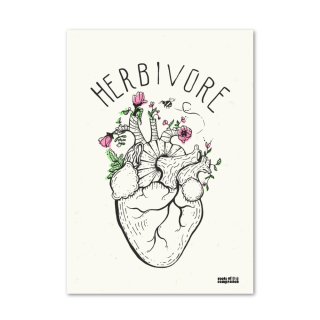 Art Print Herbivore Heart