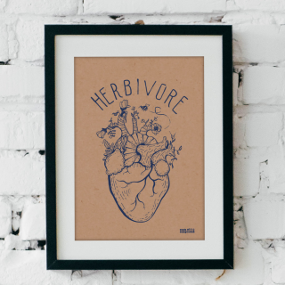 Art Print Herbivore Heart