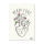 Kunstdruck "Herbivore Heart" 1: mehrfarbiger Druck auf Crush Corn-Papier