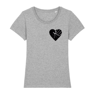 SALE! Fistheart (let us fight for) - T-Shirt - klein/taillierter Schnitt (Auslaufmodell)