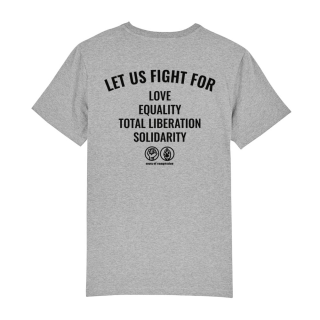 Fistheart (let us fight for) - T-Shirt - large/loose cut 