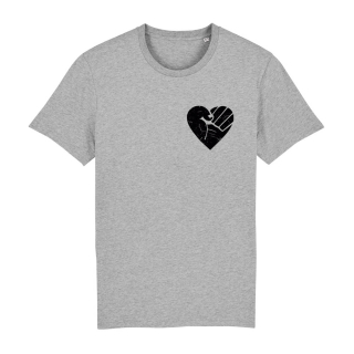 SALE! Fistheart (let us fight for) - T-Shirt - large/loose cut (discontinued model)