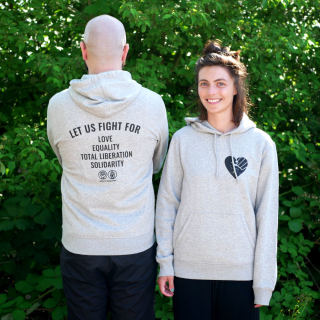 Fistheart (let us fight for) - Hoodie - medium fit