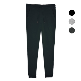 SALE! Basic - Jogginghose - kurzer/enger Schnitt (Auslaufmodell) S grau meliert