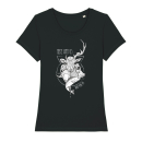 SALE! Here with us - T-Shirt - small/waisted cut...