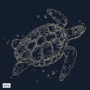 Schildkröte - T-Shirt - groß/gerader Schnitt M