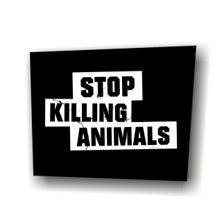 Stop Killing Animals - Aufnäher