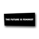 The Future is Feminist - Aufnäher auf robustem Bio...