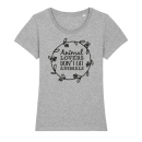 Animal Lovers Dont Eat Animals - T-Shirt - small/waisted cut 