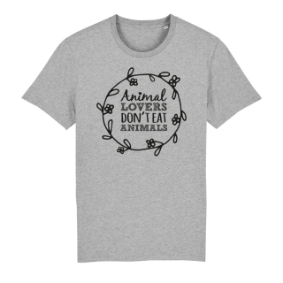 Animal Lovers Dont Eat Animals - T-Shirt - groß/gerader Schnitt