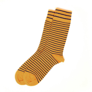 Basic - socks (yellow-blue with stripes) 39/42