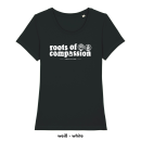 roots of compassion - T-Shirt - klein/taillierter Schnitt