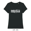 SALE! roots of compassion - T-Shirt - small/waisted cut (discontinued model)