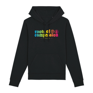 roots of compassion - Kapuzenpullover - medium fit XL regenbogen