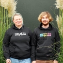 roots of compassion - Kapuzenpullover - medium fit XL regenbogen