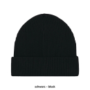 Basic - cotton hat Ahoy (coarse knitted) black