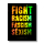 Fight Racism, Fascism, Sexism - Aufkleber (Hologramm)
