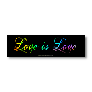 Love is Love - Sticker (hologram)