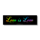 Love is Love - Aufkleber (Hologramm)