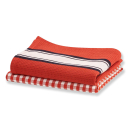 dish towel - twin-pack (red)