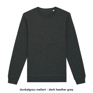 Basic - Crew Neck Sweater - medium fit 3XL dark heather grey