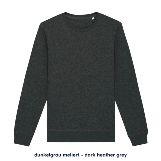 Basic - Pullover (Rundhalsausschnitt) - medium fit 3XL dunkelgrau meliert