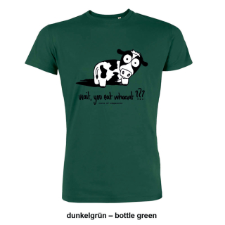 SALE! Wait, you eat whaaat??? T-Shirt - large/loose cut -XS-dark green (discontinued model)