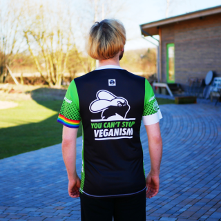 You cant stop veganism - roots of compassion - sports jersey 2022