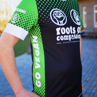 You cant stop veganism - roots of compassion - sports jersey 2022