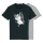 Chicken hug - T-Shirt - groß/gerader Schnitt M-schwarz