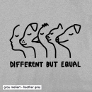 Different but equal - T-Shirt - groß/gerader Schnitt