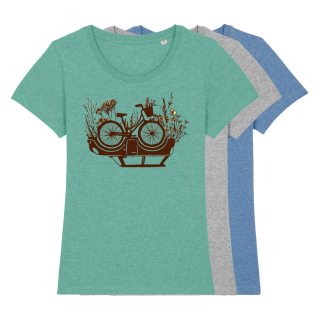 SALE! Bikes before cars - T-Shirt - klein/taillierter Schnitt (Auslaufmodell)